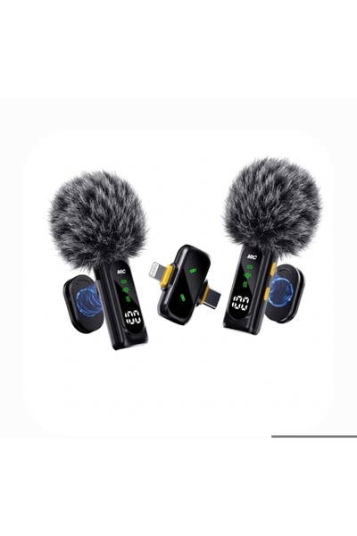 comse T90 Kablosuz Yaka Mikrofonu 3 Modlu Iphone Ve Type-c Uyumlu Gürültü Aza...