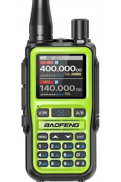 BAOFENG UV-5R EU MINI Ασύρματος Πομποδέκτης UHF/VHF 5W με Έγχρωμη Οθόνη σε Πρ...