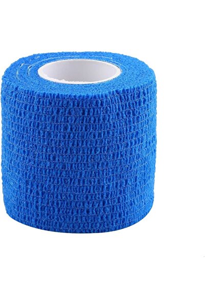 KİNE TAPE Kendinden Yapışkanlı Elastik Coban Cohesive Bandaj 5cmx4.5m Mavi