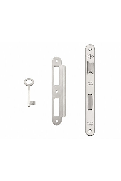 GÜMÜŞ Krom Iç Oda Kapı Kilidi – 40x23mm – Sessiz, Dayanıklı & Modern Tasarım