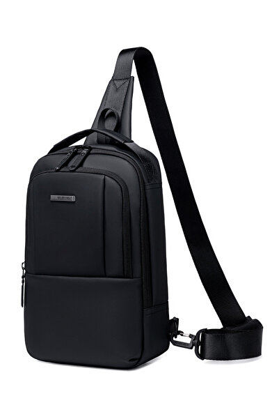 Golden Wolf τσάντα Crossbody GXB00725, 4L, μαύρη