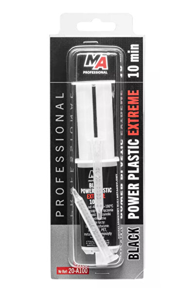 MA PROFESSIONAL κόλλα 2 στοιχείων 20-A100 για πλαστικά, 25ml, μαύρη
