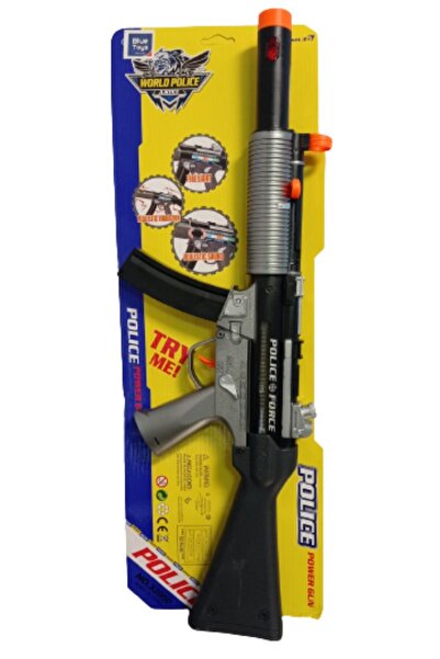 Blue Toys Παγκόσμιο Αστυνομικό Πολυβόλο με Φως και Δόνηση (MKI948284)
