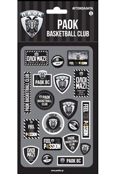OEM Αφράτα Αυτοκόλλητα PAOK Μπάσκετ (HP.ST.P.0134)