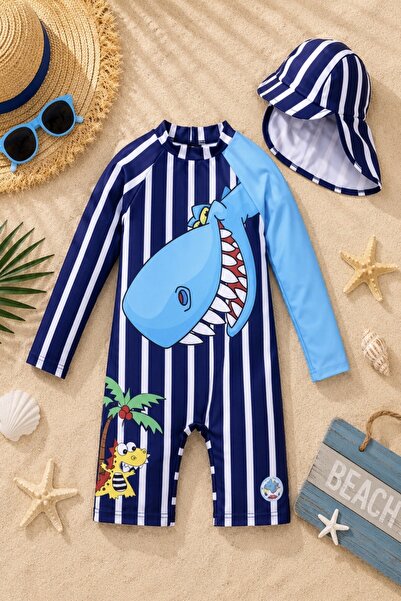 DeKuBaby New Season Cute Character Printed Uv Protected Boneli Quick-Drying F...