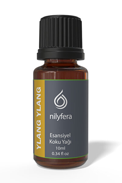 nilyfera Premium Ylang Ylang Esansiyel Koku Yağı 10 ml - Buhurdanlık, Difüzör, Çamaşır, Mum ve Temizlik Esansı