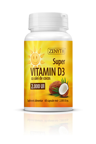ZENYTH Super Vitamina D3 2000UI 60cps moi