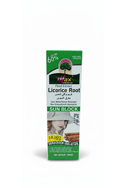 max elegance Sunscreen with Extract Sweat of Sage Spf 60+ Pa+++, 100 ml from