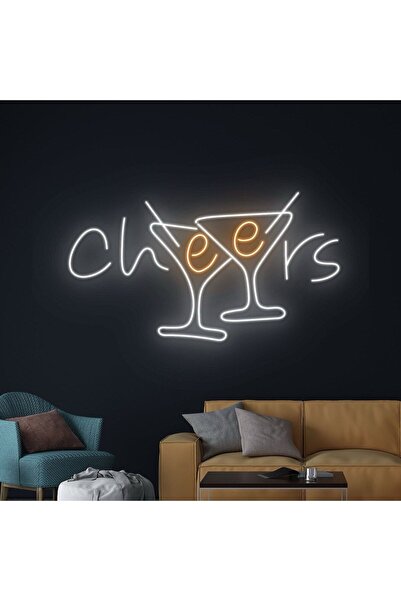 NEON TABELACIM cheers Yazılı ve Şekilli Neon Tabela