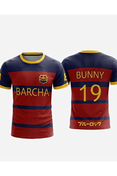 Touz Moda Anime Blue Lock Barcha T Shirt Soccer Jersey