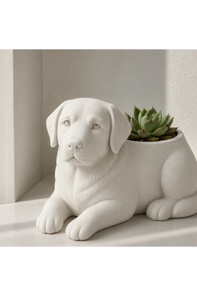 OEM Mini Ghiveci Decorativ in Forma de Caine Labrador Retriever