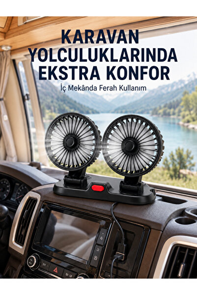 teknotrust Premium USB povezani ventilator za hlađenje unutrašnjosti automobi...
