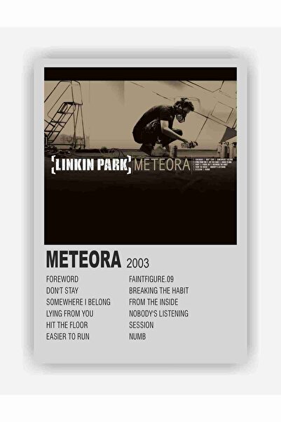 fırsatlar diyarı Linkin Park - Meteora Duvar Posteri - Kalın Kağıt - Çerçevesiz