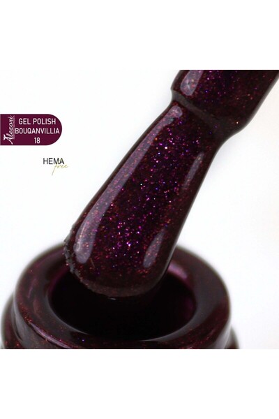 ALEZORI Βερνίκι Τζελ Μπουκανβίλια 18 Χωρίς HEMA 15ml