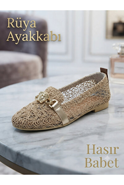 Rüya Ayakkabı A Must-Have for Summer: Straw Ballerinas