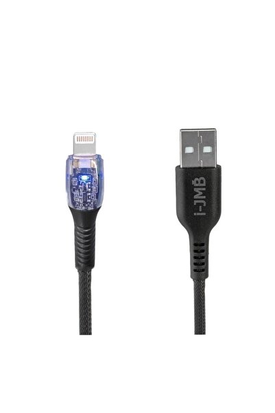 Jumbo Cablu încărcare și transfer date USB la 8Pin cu lumină LED, 1.2 m