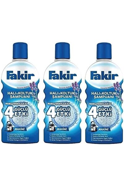Yıldızan Msa Shop Fakir Carpet Shampoo Lavender (for Machines) 1000 ml X 3 Pi...