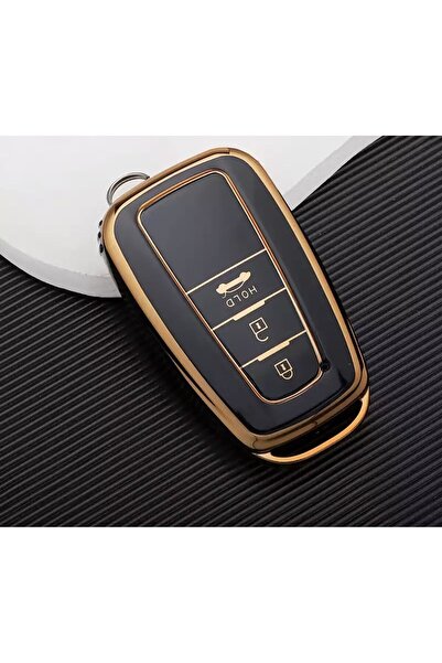 KeyRoN Za Toyota Corolla Rav4 Land Cruiser Camry Prado C-Hr Silver Edge TPU f...