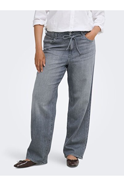 Only Carmakoma Straight-Fit jeans CARGIANNA Mittlere Taille Ballon Schnitt Jeans