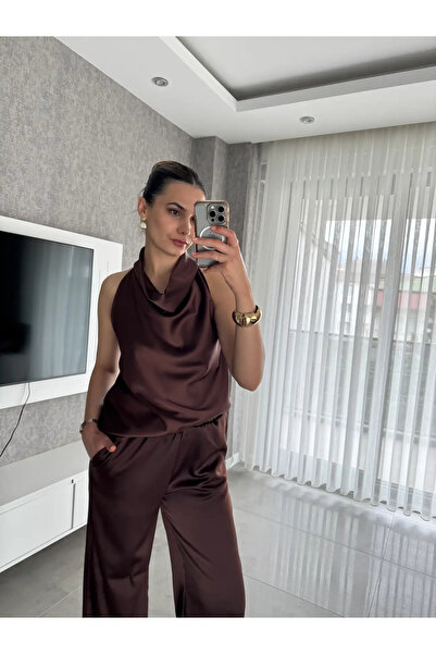 Butik Drapeli Saten Takım