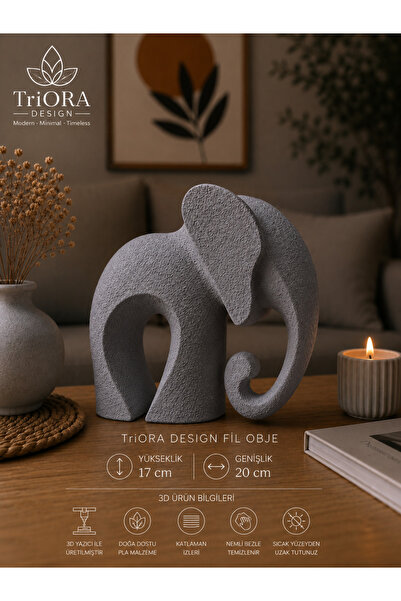triora Aura Fil Obje – Modern Minimalist 3D Dekoratif Fil Biblo | Premium Ev ...