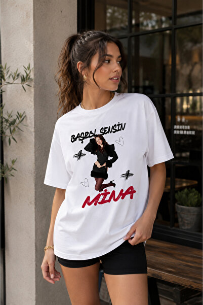 MASİON VESSAİRE Manifest Mina Baskılı Çocuk Yazlık T-shirt Pamuklu