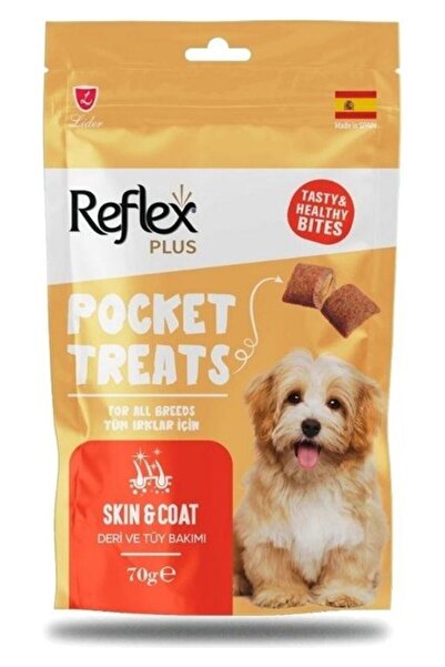 Reflex Plus Pocket Treats Deri ve Tüy Sağlığı Için Köpek Ödül Maması 70 gr