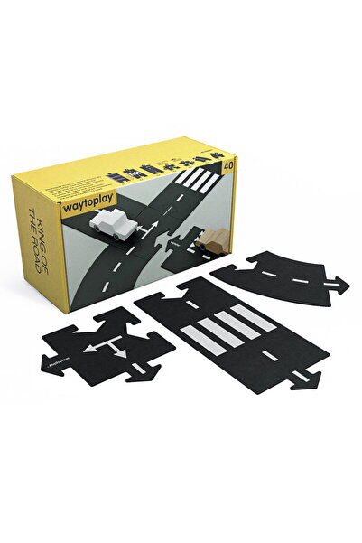 waytoplay King of the Road car track square, 40 pieces