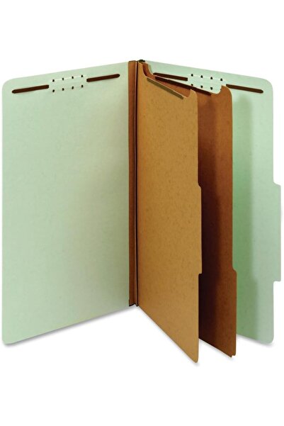 Pendaflex Recycled Classification File Folders, 2 Dividers, 2-inch Fasteners,...