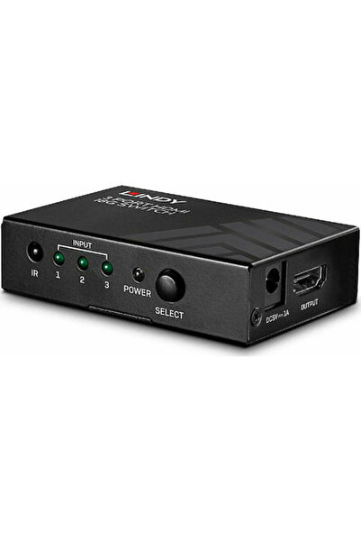 LİNDY Διαχωριστής HDMI 3 Θυρών 38232