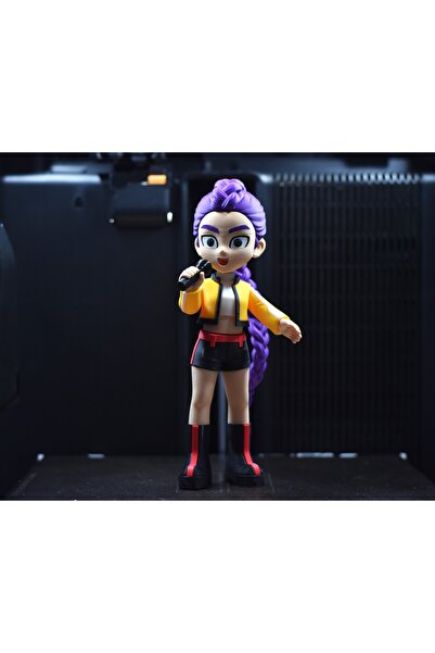 Modellio3D KPop Demon Hunters Rumi 26 cm Hareketli(Kafa ve kol) Figür
