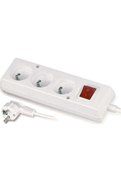 Volteo Prelungitor cu protecție la supratensiune, 3 prize, cu USB-A, întrerup...