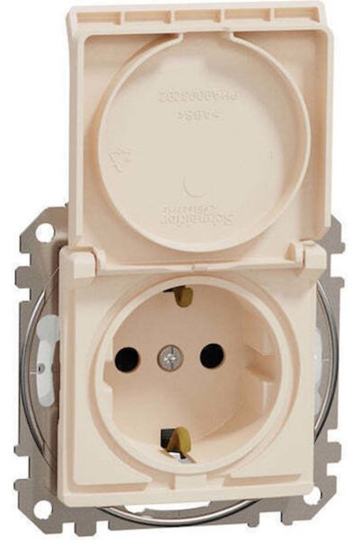 Schneider Electric Sedna Design Priză electrică Bej 1 buc.