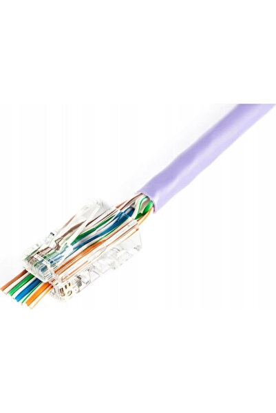Digitus Mufă RJ45 8p8c Pass-Through Categorie 5e Neecranată AWG 26-24 Pachet ...