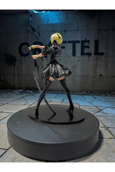 CRAFTEL NieR Automata 2B Figür 14cm - Hobi Koleksiyonluk Anime Figürleri 3D E...