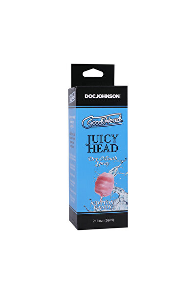 Doc Johnson Juicy Head - Dry Mouth Spray - Cotton Candy - 2 fl oz / 59 ml