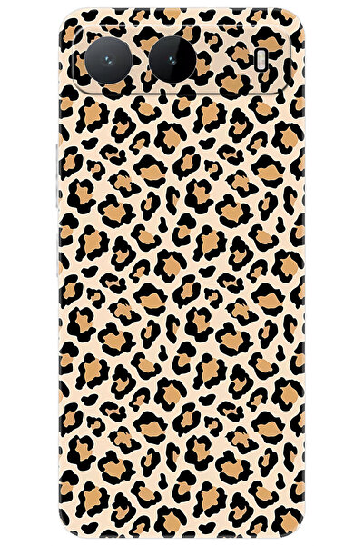 TECNO Spark 40 5G (KM8n) Uyumlu Kılıf Desen Baskılı Silikon Leopar Desen STK:...