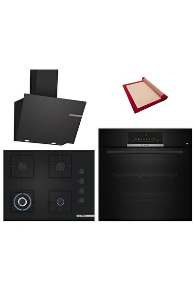 Bosch Black 3 lü Ankastre Set 624 ( HBJ559EB6T - POH7C6P31O - DWK66PJ60T ) - ...