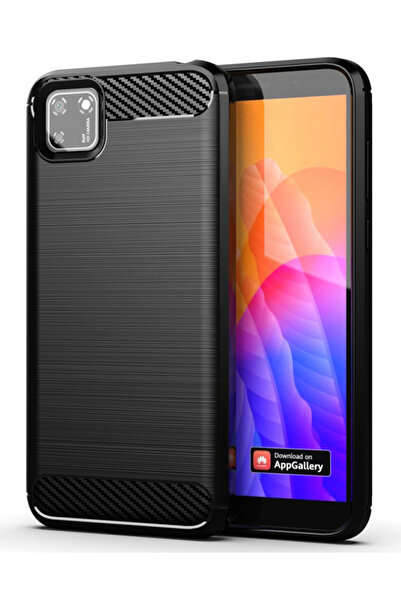 POWERTECH Θήκη Carbon Flex MOB-1523, Huawei Y5p, μαύρη