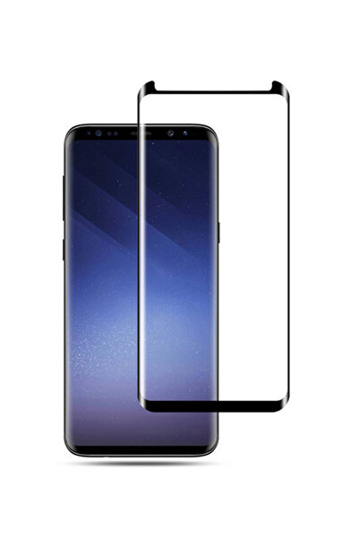 POWERTECH Σκληρυμένο Γυαλί 3D, Μίνι, Πλήρης Κόλλα, για Samsung S9, Μαύρο