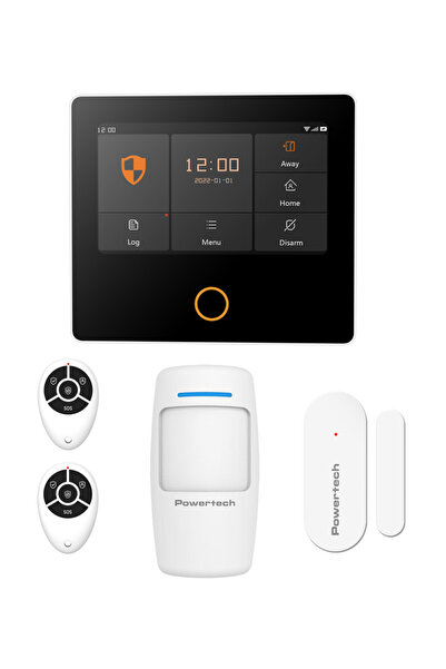 POWERTECH ασύρματο σύστημα συναγερμού PT-1125, αφής, Wi-Fi, 2G, TUYA