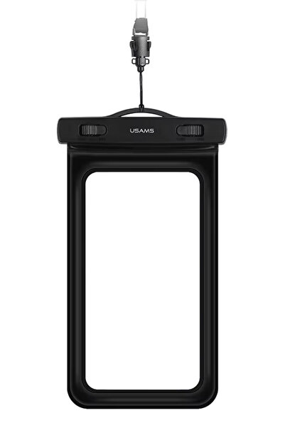 Usams αδιάβροχη θήκη smartphone US-YD011, έως 7", IPX8, μαύρη