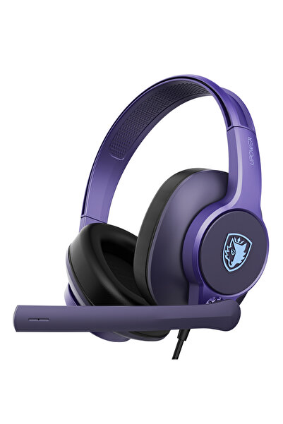 Sades gaming headset UPOWER, 3.5mm σύνδεση, 40mm, μωβ