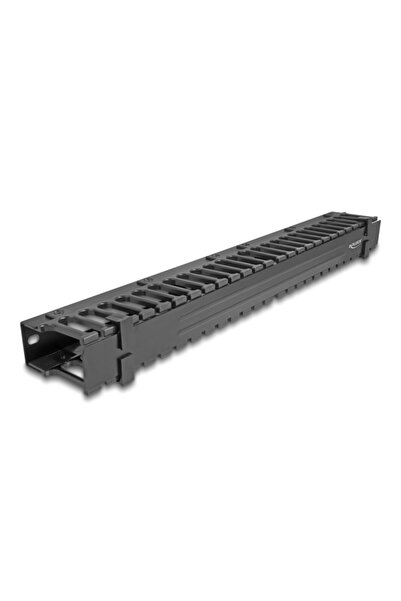 DELOCK cable management 67022 για rack 19"/1U, 3 ανοίγματα, μεταλλικό/πλα...