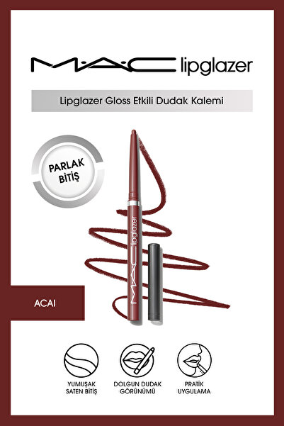 M.A.C Lipglazer Gloss Etkili Dudak Kalemi - Acai