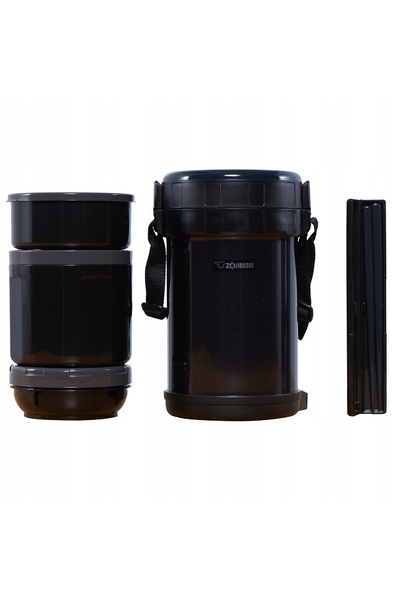ZOJIRUSHI Cana termica pentru cina, Zojirushi, Inox, 1.47L, Negru