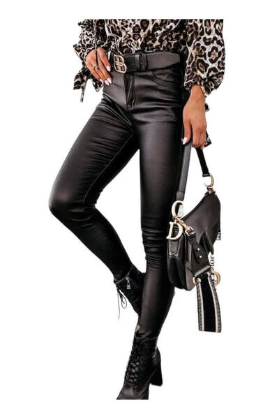 Woman's Fashion Γυναικείο υφασμάτινο παντελόνι μαύρο