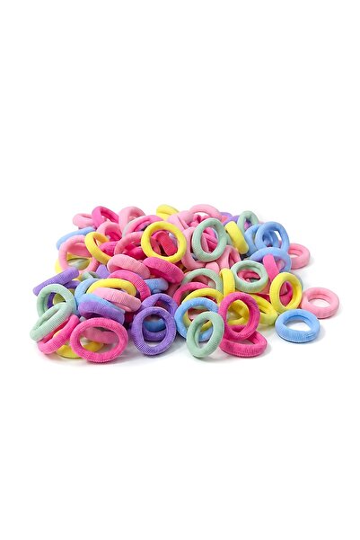 SHAKA Multi-Colored Shk2012 Ultra Flexible Mini Size Towel Rubber Hair Clips ...