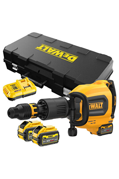 Dewalt DCH911X3 Κρουστικό Σκαπτικό Πιστολέτο 54V 3x9Ah με Υποδοχή SDS Max
