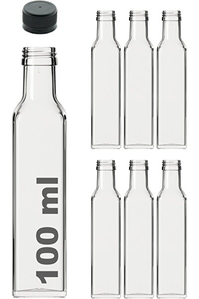 Yıldızan Efe Home & More Maraska Transparent 100 ml Empty Glass Bottle with L...